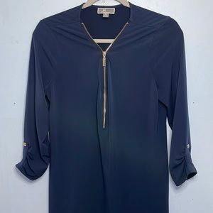 Navy blouse